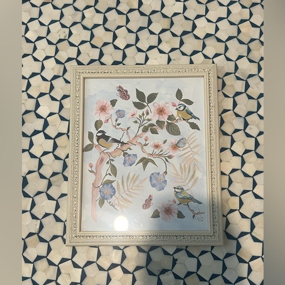 anthropologie Chinoiserie of Rosa and Little Birds Wall - Picture 2 of 6